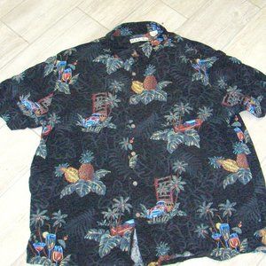 Mens Batik Bay Hawaiian Short Sleeve Shirt - Size 2xl